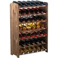 Produktbild: PROREGAL Weinregal Pinotwine C HxBxT 87,2 x 63,2 x 26,5 cm 42 Flaschen Massives Kiefernholz Braun Geölt