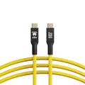 Produktbild: Cobra Tether USB-C auf USB-C-Kabel, 5 m, Gelb, gerade