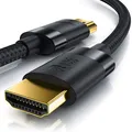 Produktbild: CSL - 8k / 4k HDMI Kabel 2.1/2.0-3m - 8K @ 60Hz / 120Hz - 4K @ 240Hz - 48 Gbi...