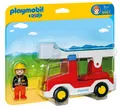 Produktbild: PLAYMOBIL® 1.2.3   Feuerwehrleiterfahrzeug - 6967   NEU & OVP   Gratis Versand