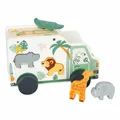Produktbild: Legler Small Foot Steckspiel Spielauto Safari, Spielzeug, ab 12 Monate, 11700