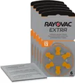 Produktbild: 30x Rayovac Extra Advanced Hörgerätebatterie orange P13 (5x6er) + Reinigungstuch