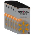 Produktbild: 6x 6er Blister Rayovac Hörgerätebatterien 13 Extra Advanced 1,45V 310mAh PR48