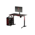 Produktbild: Diablo X-Mate Gaming Tisch 100 cm x 75 cm x 60 cm Schreibtisch PC Computertisch Ergonomisch Carbon Tischplatte Kopfhörerhaken Getränkehalter Rutschfester Fußschutz