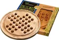 Produktbild: Philos Solitaire Groß Bambus Denkspiel Holz Brettspiel