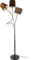 Produktbild: Stehleuchte 'Treviso' 146cm 3x E14 max. 40W Stehlampe Standleuchte Stand Lampe Metall 3-flammig [lux.pro]