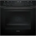 Produktbild: Siemens HE278GBB4 iQ500, Einbau-Herd 60 x 60 cm, Induktionskochfeld-kompatibel - Schwarz