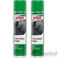 Produktbild: 2x 400ml SONAX POLSTERSCHAUMREINIGER TEXTIL UND POLSTERREINIGER SITZE FUßMATTEN
