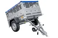 Produktbild: PKW-Anhänger Garden Trailer 150 KIPP 150x106 cm 750 kg mit Laubgitteraufsatz