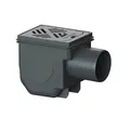 Produktbild: Kessel Kellerablauf DN 100 aus PP Schlitzrost schwarz 7860