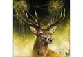 Produktbild: Ambiente Luxury Paper Products Papierserviette, Servietten Papier 33x33cm 3-lagig mit Hirsch Motiv Naturstil 20 Stück