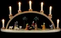 Produktbild: Theo Lorenz Schwibbogen - Christi Geburt - 60 cm - Original Erzgebirge Schwibbögen