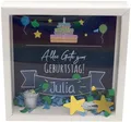 Produktbild: ZauberDeko Geschenkbox Geldgeschenk Verpackung Geburtstag MIT NAME Happy Birthday Sekt Party