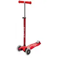 Produktbild: Scooter MAXI MICRO DELUXE LED red - MMD068