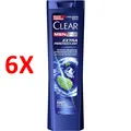 Produktbild: 6 X Clear Men Shampoo Anti-schuppen Extra Freshness 24h Alle Haut- Und Haartype