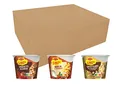 Produktbild: Maggi fünf Minuten Terrinen, Sortimentsbox, Leckere Fertiggerichte in 3 verschiedenen Geschmacksrichtungen, Im praktischen Becher, 24er Pack (24 Becher)