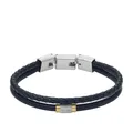 Produktbild: Fossil JF04703998 Armband Herren All Stacked Up Leder Blau Edelstahl