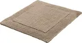 Produktbild: Erwin Müller WC-Vorlage, WC-Matte ohne Ausschnitt Uni Serie Stuttgart Taupe Größe 60x60 cm - extra dick, Wende-Design, 100% Baumwolle