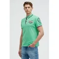 Produktbild: CAMP DAVID Poloshirt mit Kontrastnähten grün XXL (58/60)