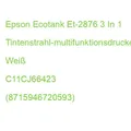Produktbild: Epson Ecotank Et-2876 3 In 1 Tintenstrahl-multifunktionsdrucker Weiß C11CJ66423