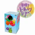 Produktbild: Heliumflasche 0,14m³ für bis zu 20 Ballons inkl. Folienballon Happy Birthday #6
