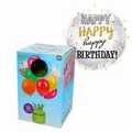 Produktbild: Heliumflasche 0,14m³ für bis zu 20 Ballons inkl. Folienballon Happy Birthday #5