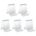 Produktbild: 5 Stück Durchsichtige Acryl Buchständer, Tischständer Schräg, Tablet Halter B...