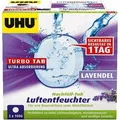 Produktbild: UHU Luftentfeuchter 50765 Turbo Tabs, Lavendel, Granulat, 0,1 Liter in 24 Stunden, 2x 100g, Nachfüllpack, bis 10 m³