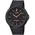 Produktbild: Quarzuhr, schwarz (schwarz, goldfarben), CASIO TIMELESS COLLECTION, Armbanduhren, Herren, Quarzuhr, Armbanduhr, Herrenuhr, analog, Resinarmband, Acrylglas