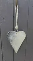 Produktbild: Zauberhaftes Herz Deko-Hänger Herzhänger Alu massiv ca 15 cm