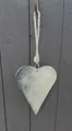 Produktbild: Herz zum Hängen Deko-Hänger Herzhänger Alu massiv 15 x 11,5 cm inkl. Versand