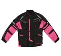 Produktbild: Modeka Tourex ll Kids Kinder Motorradjacke Gr. 128 - Schwarz Pink waserdicht