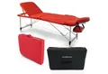 Produktbild: VENDOMNIA Massageliege Mobile Massageliege - Aluminium oder Holzfüße mit 2 - 3 Zonen (Klappbar Massagetisch Massagebett Massagebank Behandlungsliege), inkl. hochwertiger Kopfstütze Tasche Armlehnen