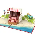 Produktbild: papercrush Pop-Up Karte Rente „Alles Gute zum Ruhestand“, 3D Abschiedskarte