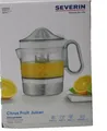 Produktbild: Severin CP 3535 40W Elektronische Zitruspresse mit Fruchtfleisch-Regulator, Weiß