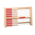 Produktbild: WISSNER aktiv Lernen - 100 er Rechenrahmen rot/Weiss - RE-Wood