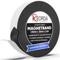 Produktbild: REORDA® Magnetband selbstklebend stark - Magnetstreifen selbstklebend mit starkem 3M Kleber - Magnetklebeband mit optimierter Magnetkraft - Magnet Klebeband