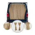 Produktbild: Maß Gardinen für Mercedes Vito Viano W639 W447 Heckklappe Vorhänge Beige
