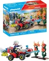 Produktbild: Playmobil Action Heroes 71825 Feuerwehr Quad löscht Heckenbrand  #130