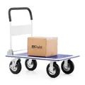 Produktbild: Pallit Transportwagen klappbar 300kg Rollwagen mit lenkbarer Luftbereifung Anti-Rutsch Plattformwagen Carry-R Transporthilfe Handwagen mit Feststellbremse