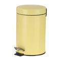 Produktbild: Kela MONACO Kosmetikeimer Mülleimer Treteimer Abfalleimer Metall Sonnengelb 3 L