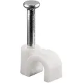 Produktbild: Goobay - Kabelschelle 4 Mm, Weiß, Befestigung Für Kabel Mit Durchmesser Bis 4 Mm. Durchmesser 4 Mm