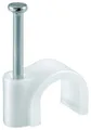 Produktbild: 100 St. Kabelschellen weiß max. Kabeldurchmesser 4,0mm