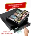 Produktbild: KASSENLADE GELDLADE MANUELLER ÖFFNUNG + 2 SCHLÜSSEL EU Standart