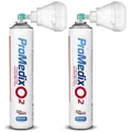 Produktbild: 2x Tragbares 99,4% Sauerstoff-Inhalationsgerät Promedix 12L PR-994