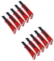 Produktbild: 10x Würth 18mm 1K Cuttermesser mit 30 Klingen extrem Scharf 071566210