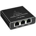 Produktbild: Qoltec Splitter Ethernet mini SWITCH 1x3 RJ45 USB C (4 Ports) (52294)