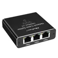 Produktbild: Switch niezarządzalny Qoltec mini rozdzielacz splitter 1x3 port RJ45 | 1000Mbps