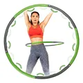 Produktbild: Tunturi Hula Hoop Reifen Erwachsene mit Gewicht, 1,2 Hoola Hoop Reifen Fitness mit Noppen