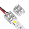 Produktbild: LEDKIA LIGHTING Verbinder für LED-Streifen 12/24V DC Kabel mit Schrauben 10 mm